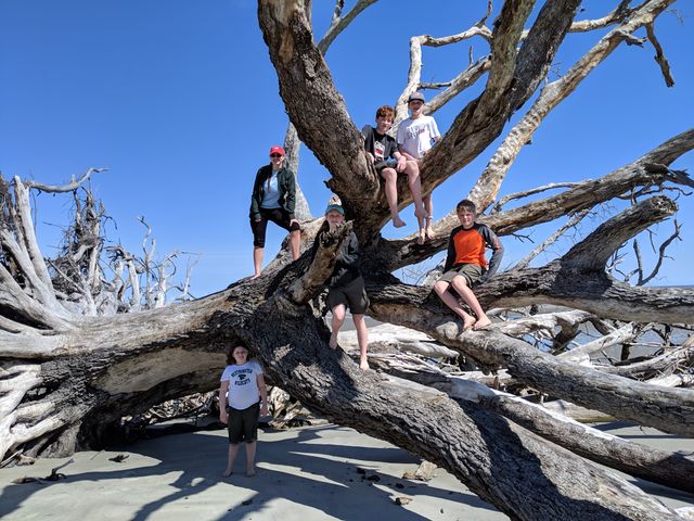 Troops 197 and 19, Ossabaw Island, March 2019